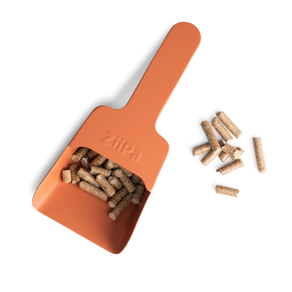 ZiiPa - Melfa Wood Pellet Scoop - Terracotta