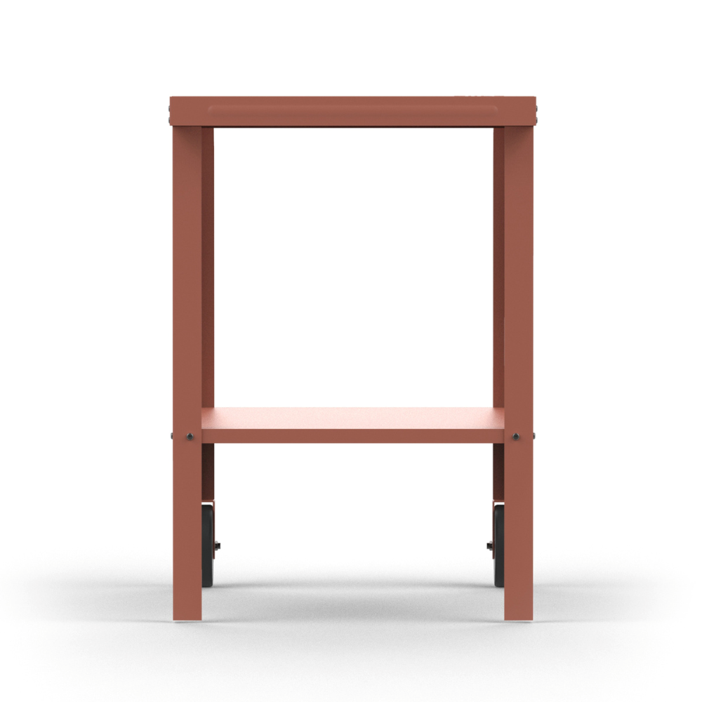 ZiiPa - Vallone Garden Trolley with Shelf - Terracotta