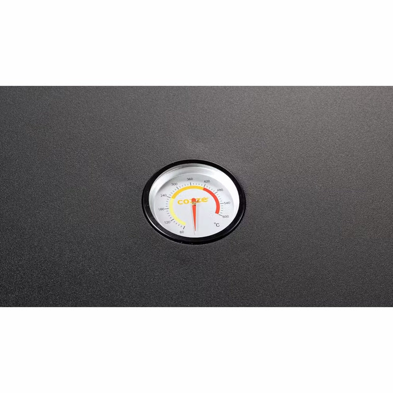 Cozze 17in Pizza Oven Rotating with LED Dial Door White